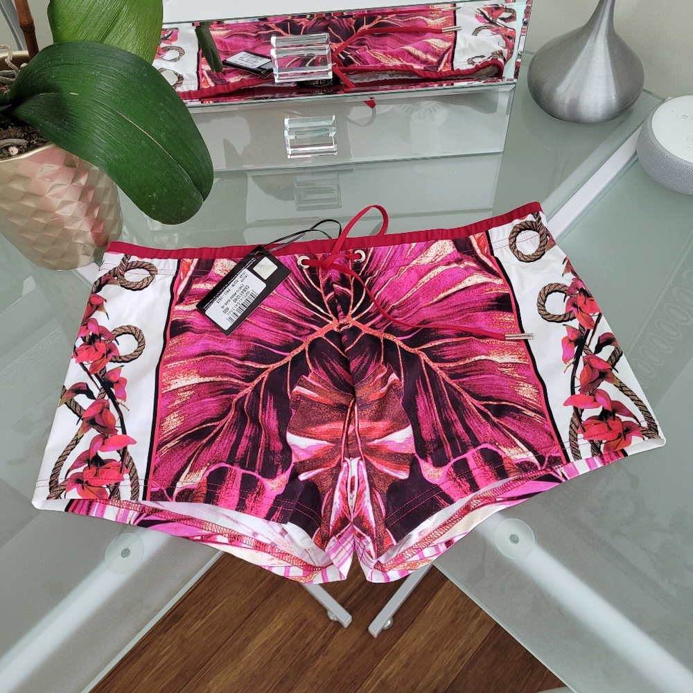 ROBERTO CAVALLI MEN'S BEACHWEAR MADE IN ITALY SIZE 48 USA S.